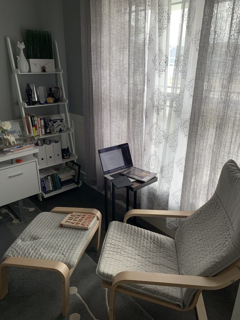 A view of my reading nook